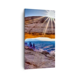 Impression sur toile - Image sur toile - Par la porte rocheuse - 45x80 cm