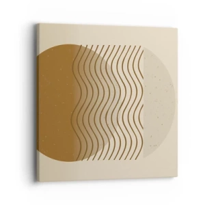 Impression sur toile - Image sur toile - Sur l'origine des figures géométriques - 40x40 cm