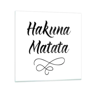 Impression sur verre - Image sur verre - Le meilleur conseil - 30x30 cm