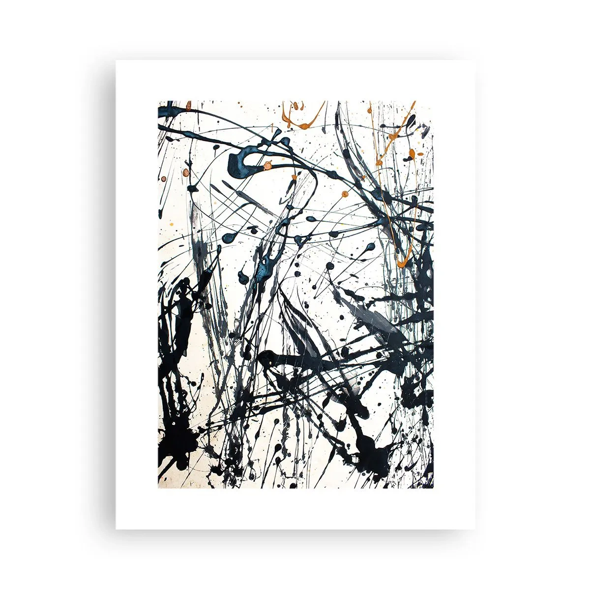 Affiche - Poster - Abstraction expressionniste - 30x40 cm
