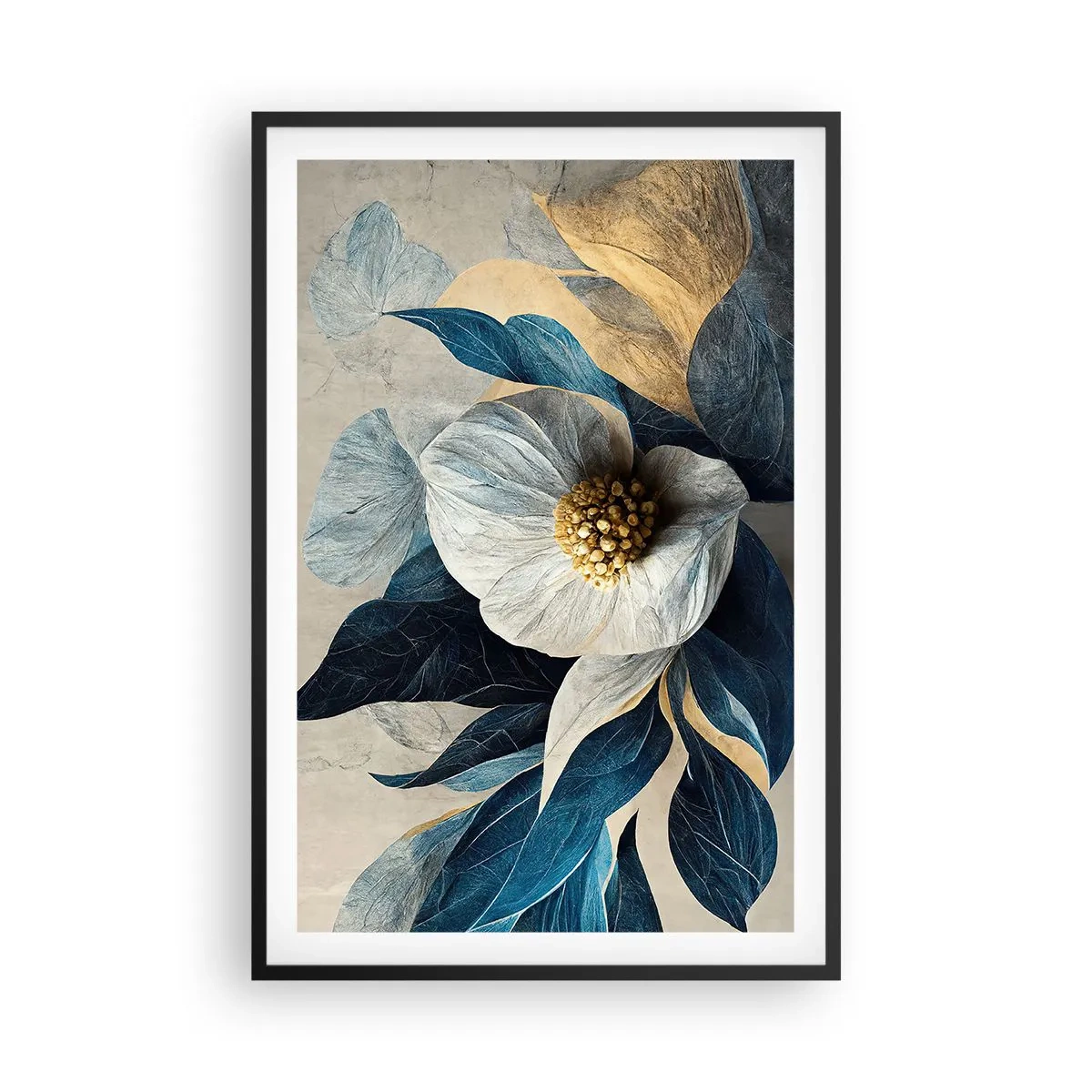 Affiche dans un cadre noir - Poster - Il a un coeur d'or - 61x91 cm