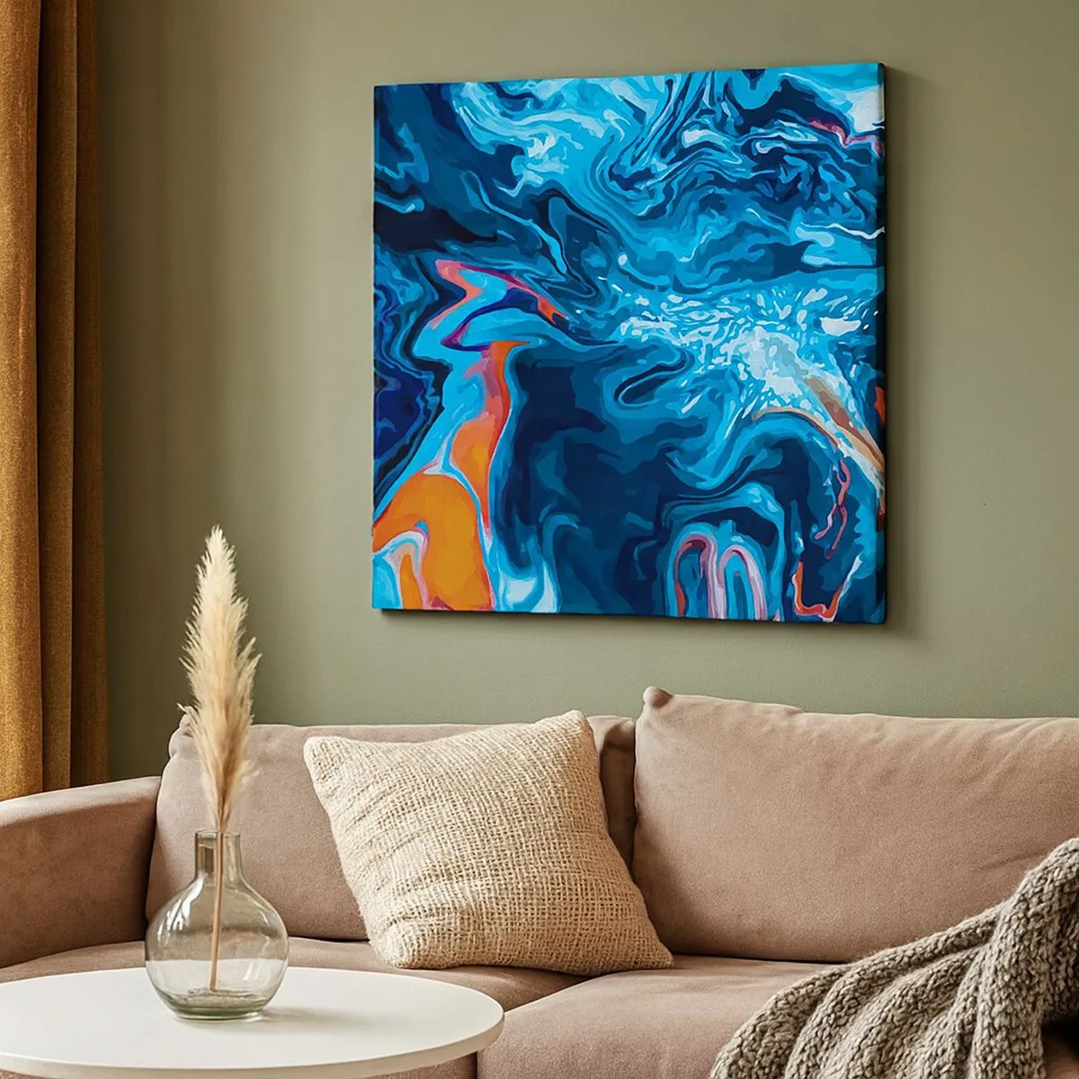 Impression sur toile - Image sur toile - Voyage au centre du ciel - 30x30 cm