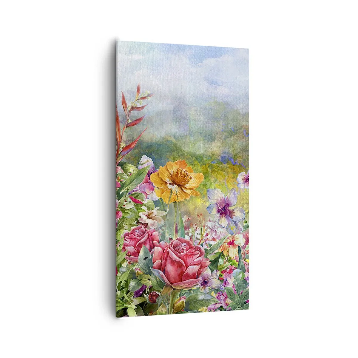 Impression sur toile - Image sur toile - Un jardin devenu fou - 65x120 cm