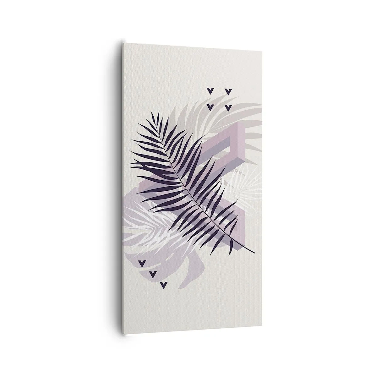 Impression sur toile - Image sur toile - L'ombre de l'obscurité - 65x120 cm