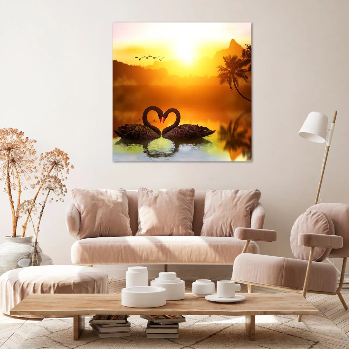 Impression sur toile - Image sur toile - Tout va ensemble - 70x70 cm