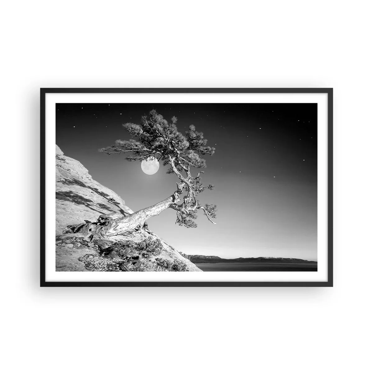 Affiche dans un cadre noir - Poster - Un combattant vainqueur - 91x61 cm