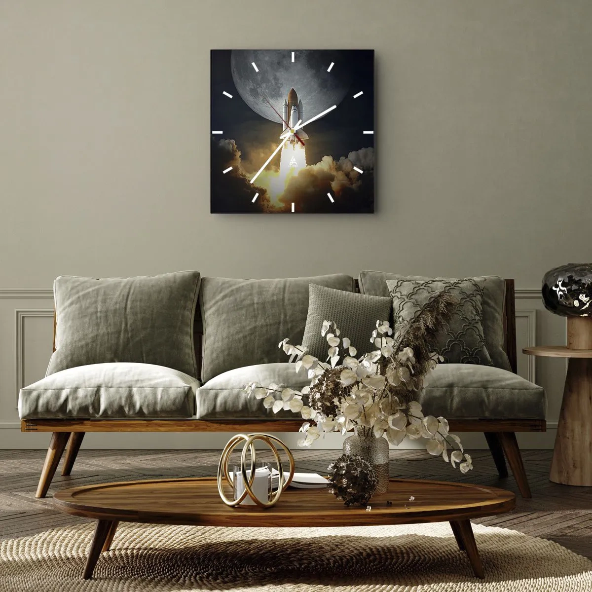 Horloge murale - Pendule murale - Le début d'une aventure surnaturelle - 30x30 cm