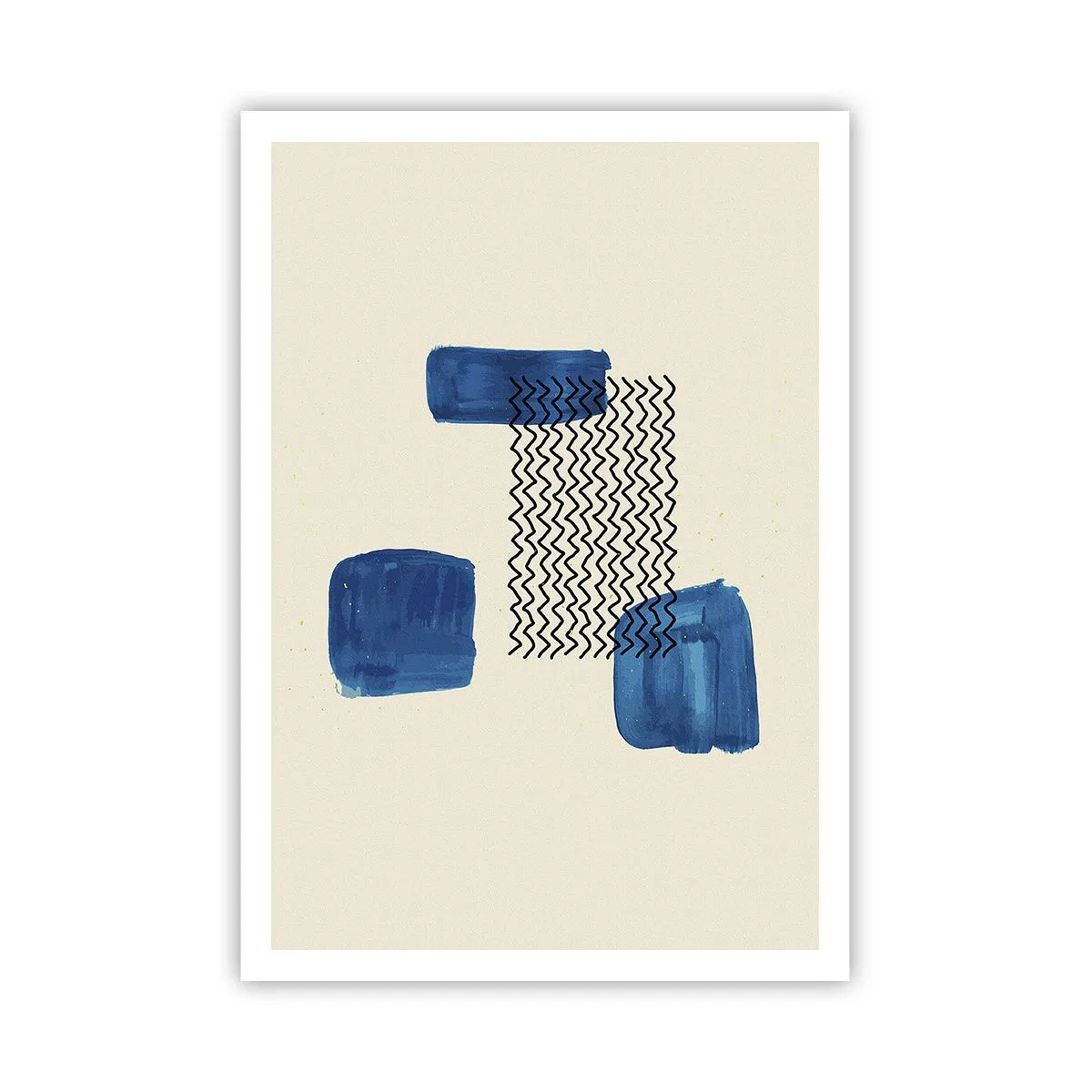 Affiche - Poster - Quatuor abstrait - 70x100 cm