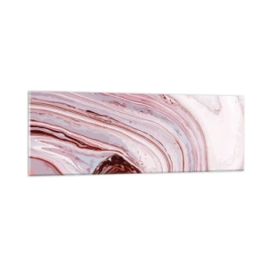 Impression sur verre - Image sur verre - Tout droit, puis tout en bas - 90x30 cm