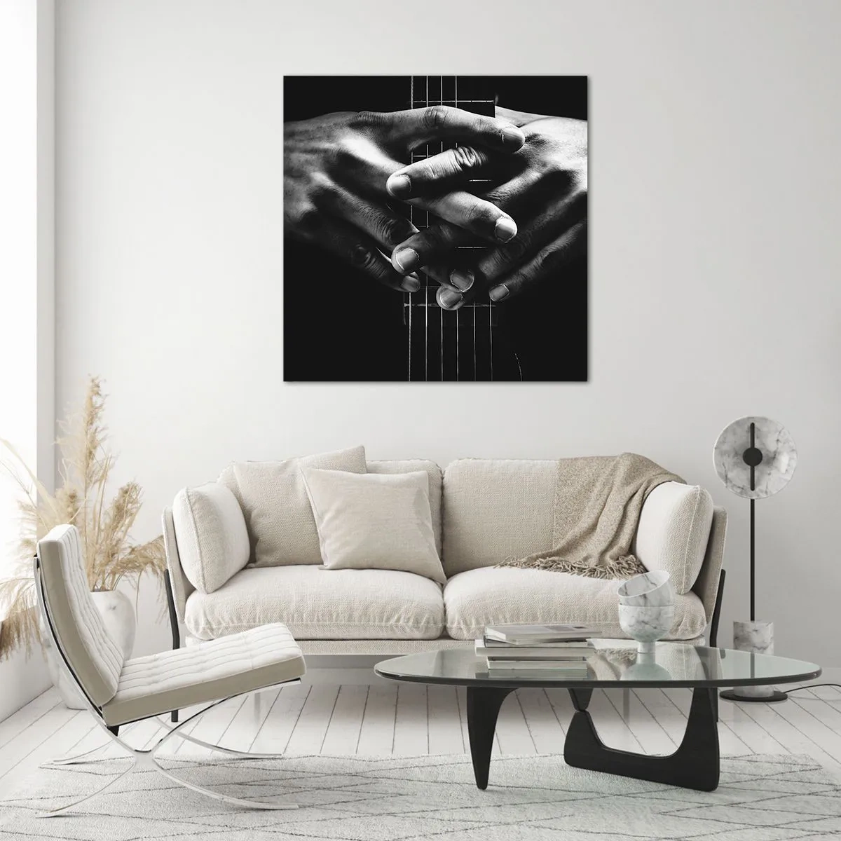 Impression sur verre - Image sur verre - Prière d'artiste - 70x70 cm