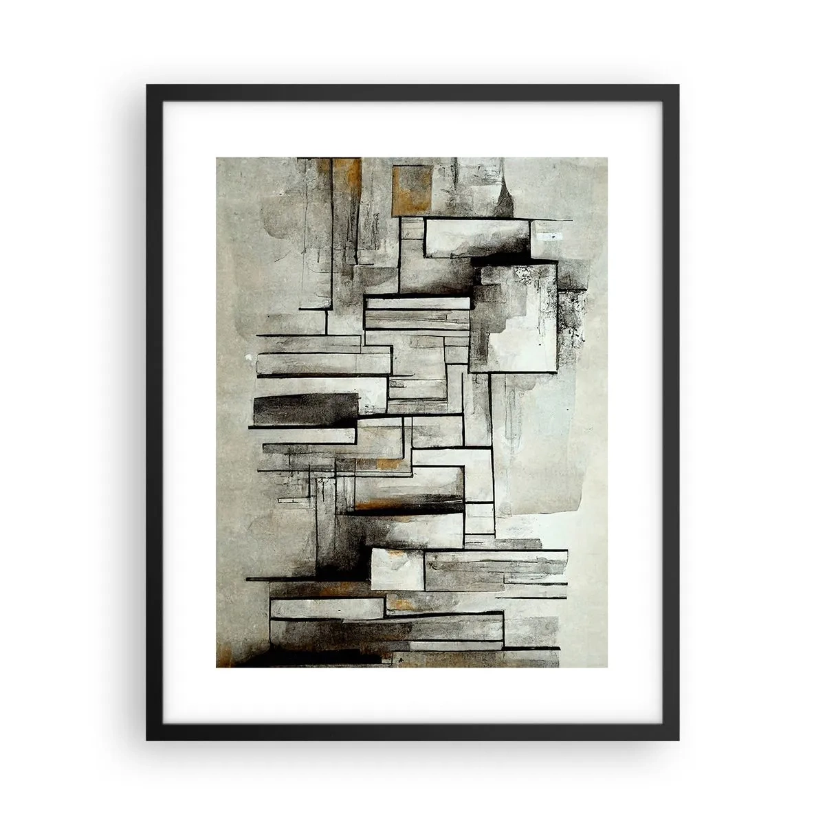 Affiche dans un cadre noir - Poster - Le pouvoir de la simplicité - 40x50 cm