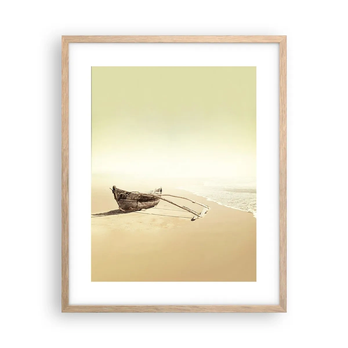 Affiche dans un chêne clair - Poster - Mémoire des mers du sud - 40x50 cm