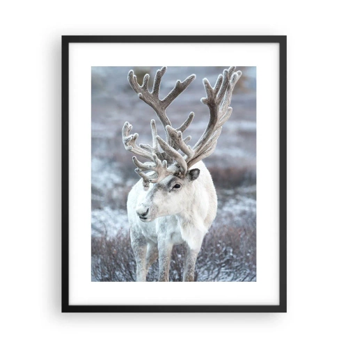 Affiche dans un cadre noir - Poster - Portrait au soleil - 40x50 cm