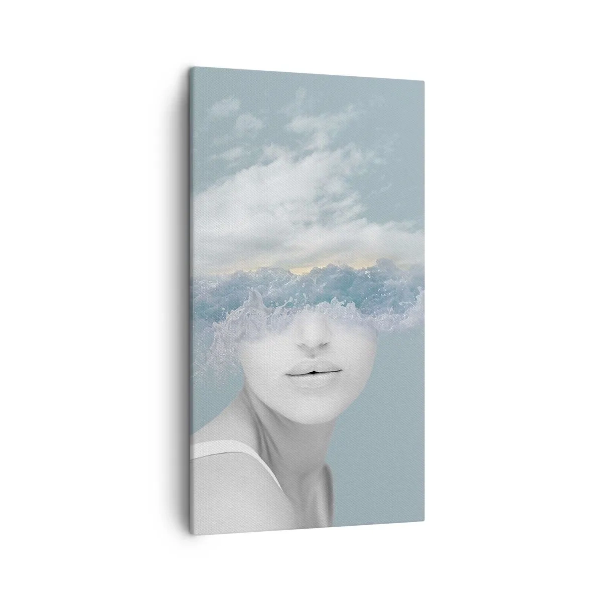 Impression sur toile - Image sur toile - La tête dans les nuages - 45x80 cm