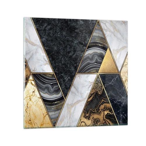 Impression sur verre - Image sur verre - Pierre après pierre - 70x70 cm