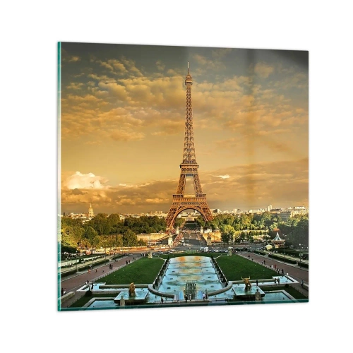 Impression sur verre - Image sur verre - La reine de Paris - 40x40 cm