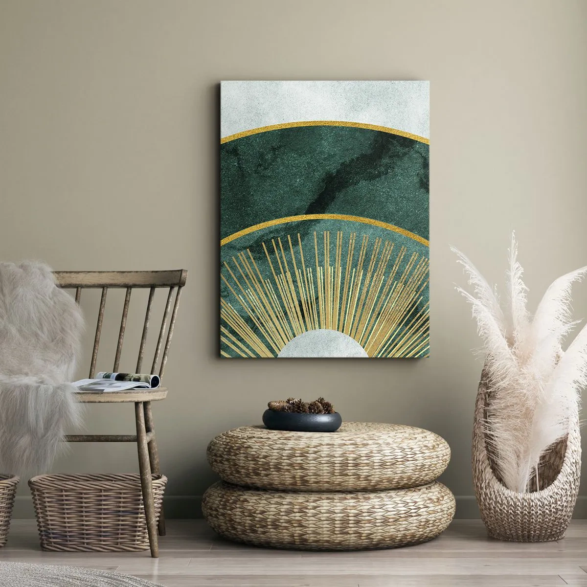 Impression sur toile - Image sur toile - Un autre système solaire - 55x100 cm