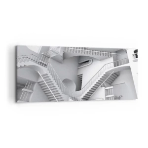 Impression sur toile - Image sur toile - Paradoxes spatiaux - 100x40 cm