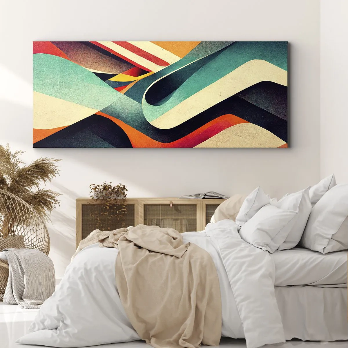 Impression sur toile - Image sur toile - Composition intense - 100x40 cm
