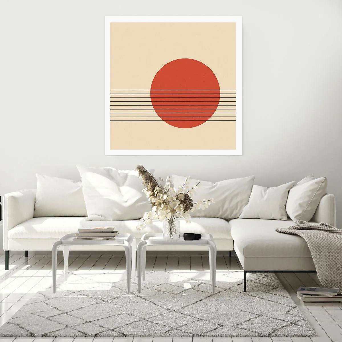 Affiche - Poster - Aux alentours et plus loin - 30x30 cm