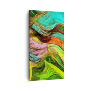 Impression sur toile - Image sur toile - Le mouvement c'est la vie - 55x100 cm