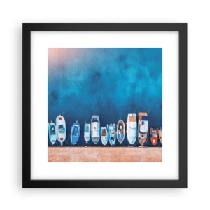 Affiche dans un cadre noir - Poster - En une seule fois - 30x30 cm