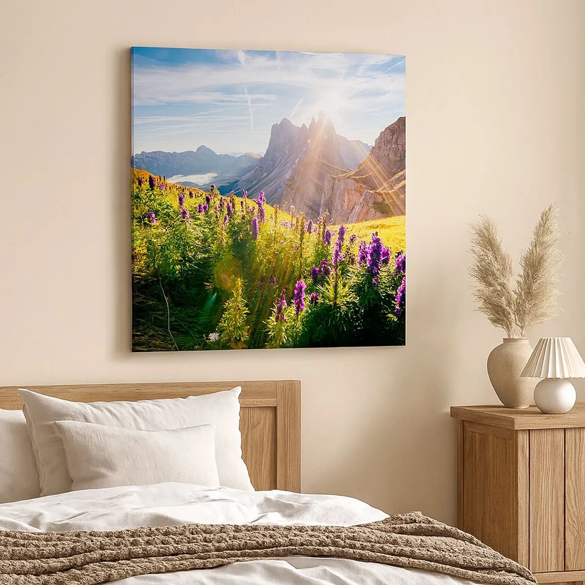 Impression sur toile - Image sur toile - La vie secrète des herbes - 30x30 cm