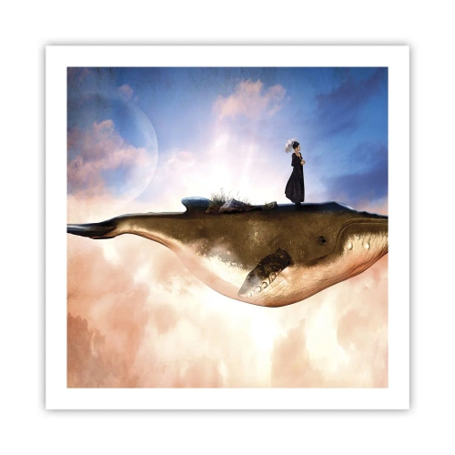 Affiche - Poster - Voyage irréel - 60x60 cm