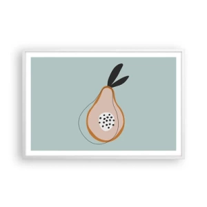 Affiche dans un cadre blanc - Poster - Pénétrer la nature des choses - 91x61 cm