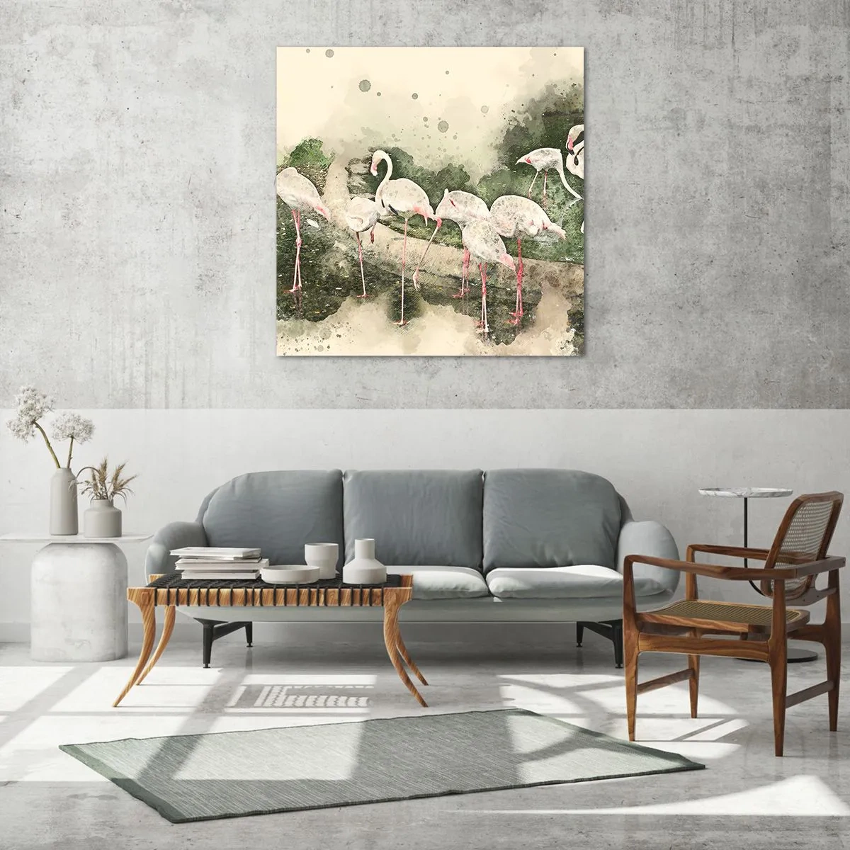 Impression sur verre - Image sur verre - Rêve exotique - 70x70 cm