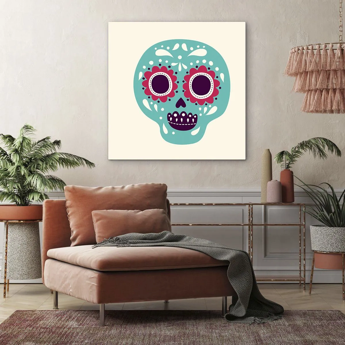 Impression sur toile - Image sur toile - La vie – du plaisir jusqu'à la mort - 70x70 cm