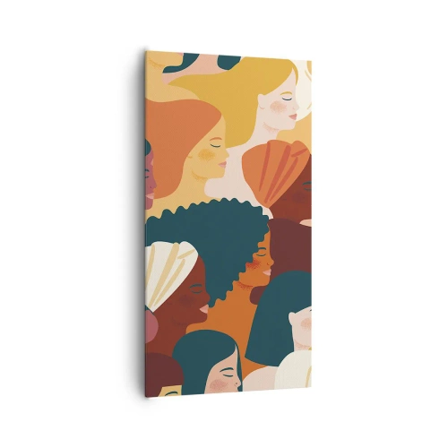 Impression sur toile - Image sur toile - Uniquement la féminité - 65x120 cm