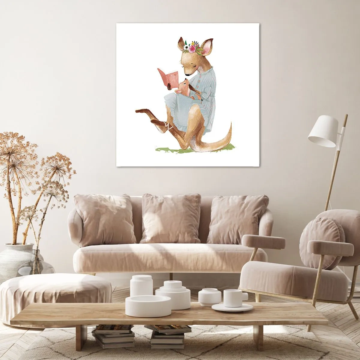 Impression sur toile - Image sur toile - Lis-moi maman - 30x30 cm