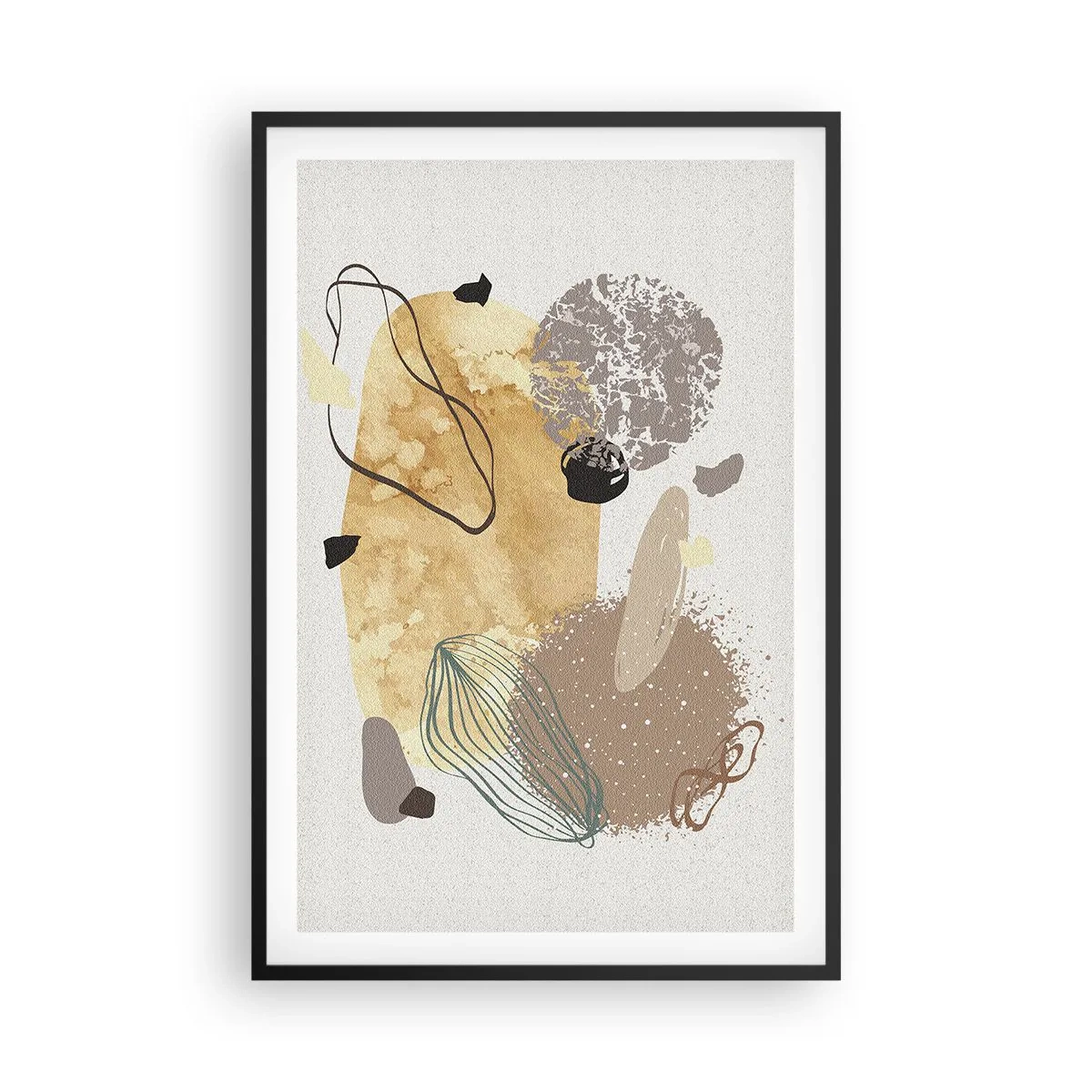 Affiche dans un cadre noir - Poster - Plumcologie appliquée - 61x91 cm