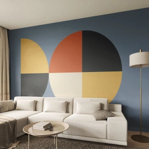 Papier Peint Photo Standard Eco - Regarde et compte - Abstraction, Graphique, Art moderne - 300x210 cm