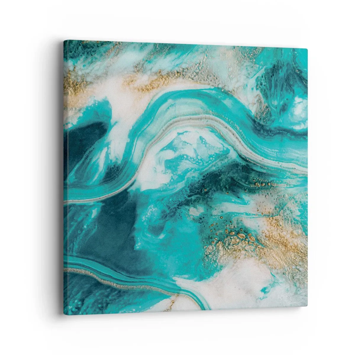 Impression sur toile - Image sur toile - Rivière d'or - 40x40 cm