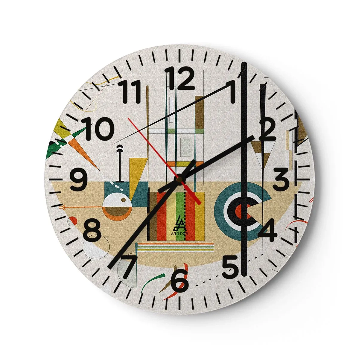 Horloge murale - Pendule murale - Et le monde s’amuse - 40x40 cm