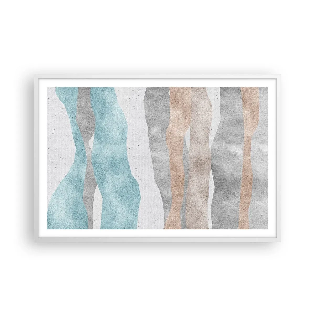 Affiche dans un cadre blanc - Poster - Une étude de proximité - 91x61 cm
