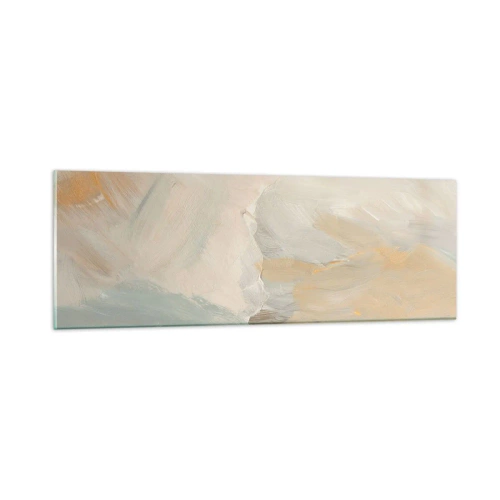 Impression sur verre - Image sur verre - Abstraction – le pays de la douceur - 90x30 cm