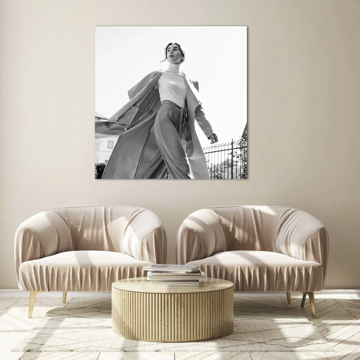 Impression sur verre - Image sur verre - Tu viens avec moi? - 40x40 cm