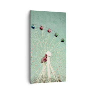 Impression sur toile - Image sur toile - Nous vous invitons à vous amuser - 55x100 cm