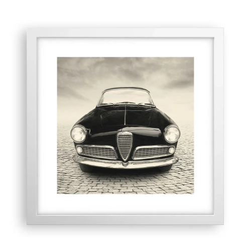 Affiche dans un cadre blanc - Poster - Et alors! Tu ne m'aime pas? - 30x30 cm