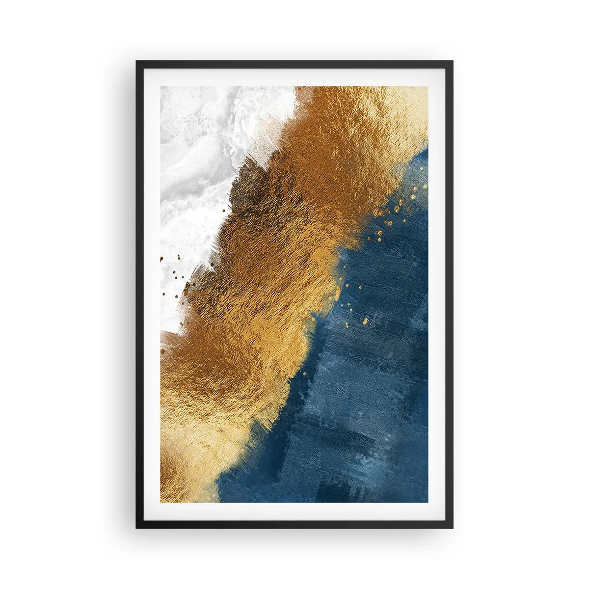 Affiche dans un cadre noir - Poster - Les couleurs de l’été - 61x91 cm