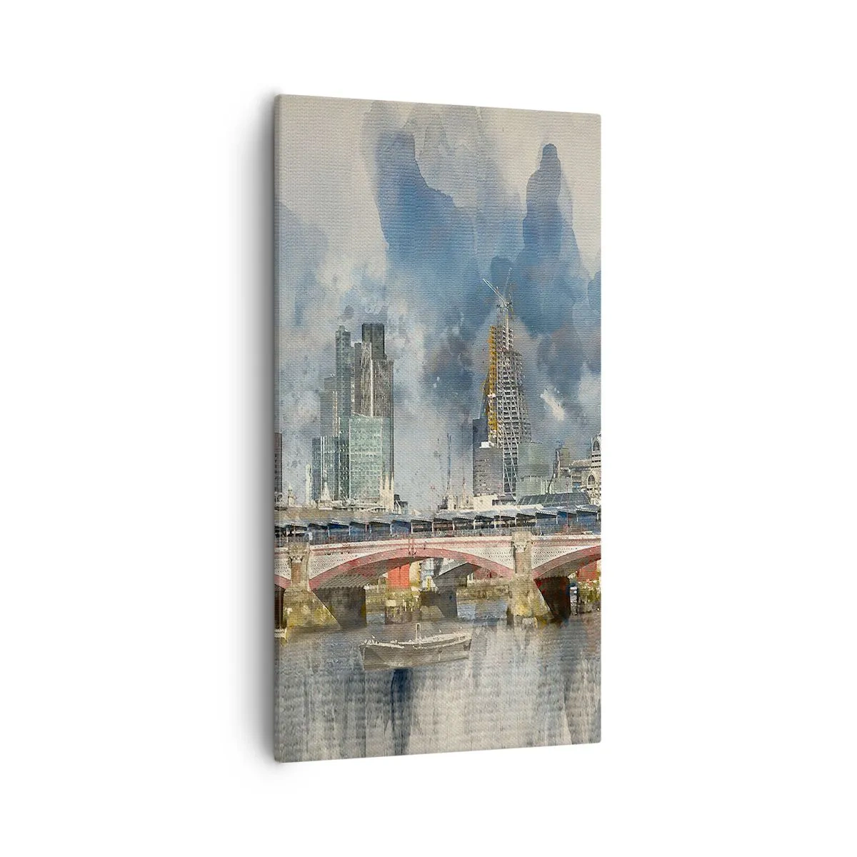 Impression sur toile - Image sur toile - Londres dans toute sa splendeur - 55x100 cm