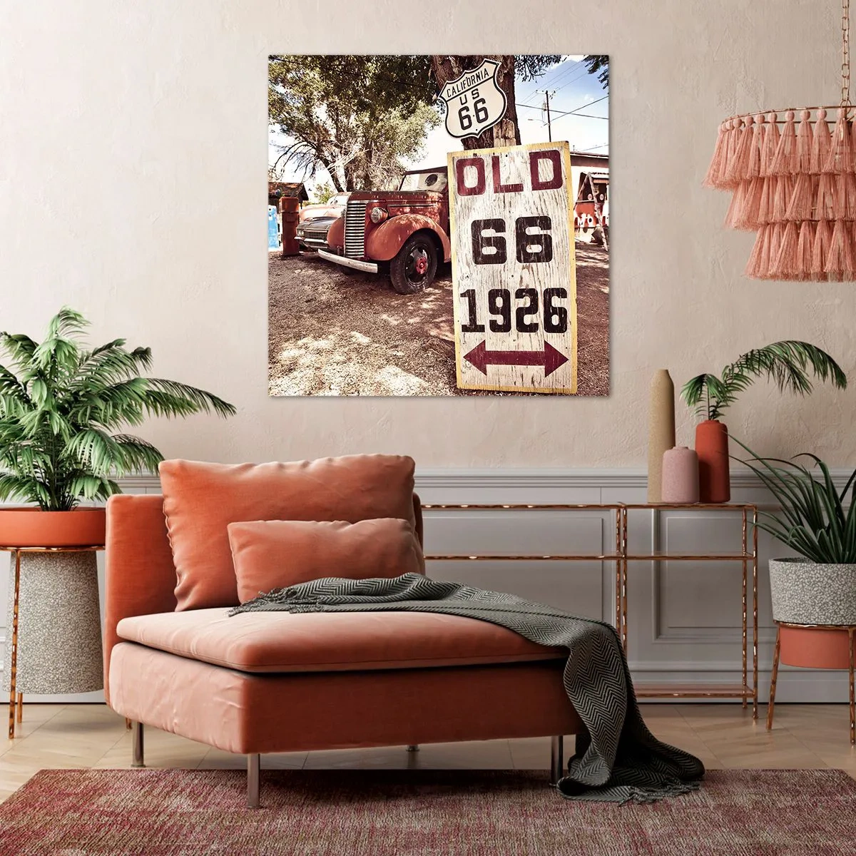 Impression sur toile - Image sur toile - La légende de la province américaine - 40x40 cm