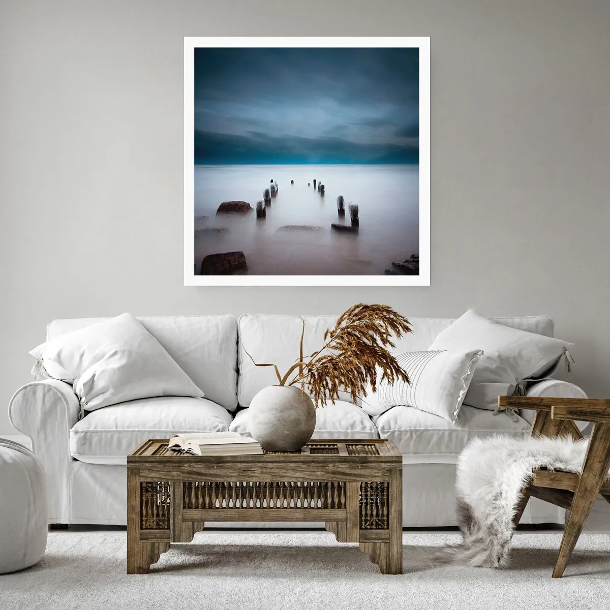 Affiche - Poster - Lac pensif - 60x60 cm
