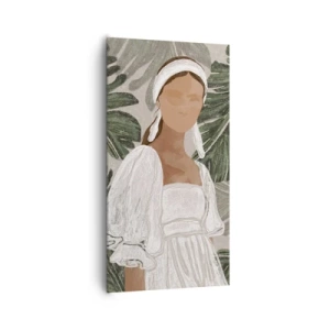 Impression sur toile - Image sur toile - Portrait exotique - 65x120 cm