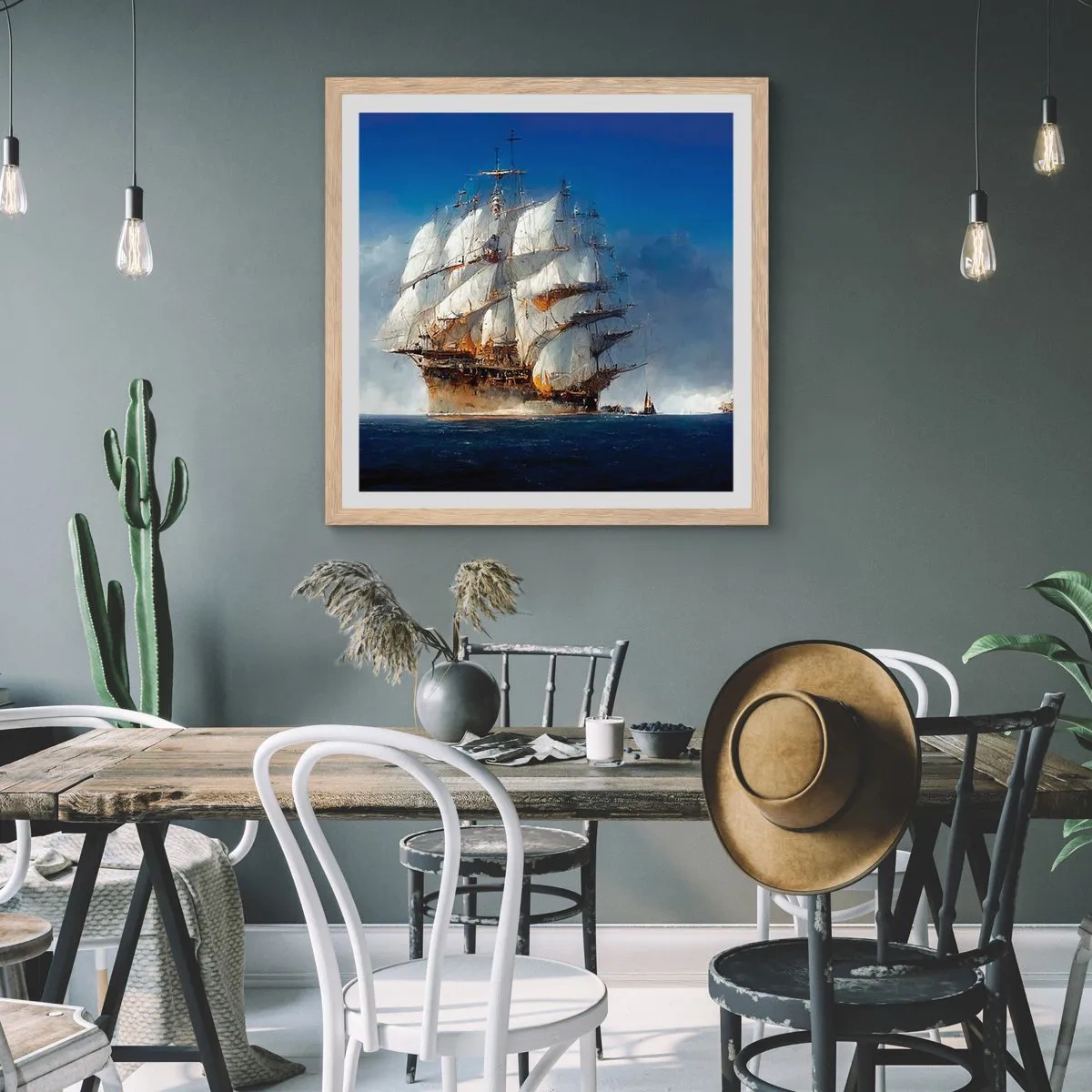 Affiche dans un chêne clair - Poster - La grande gloire ! - 50x50 cm