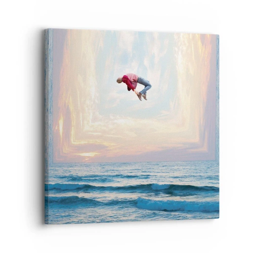 Impression sur toile - Image sur toile - Vers une autre dimension - 30x30 cm