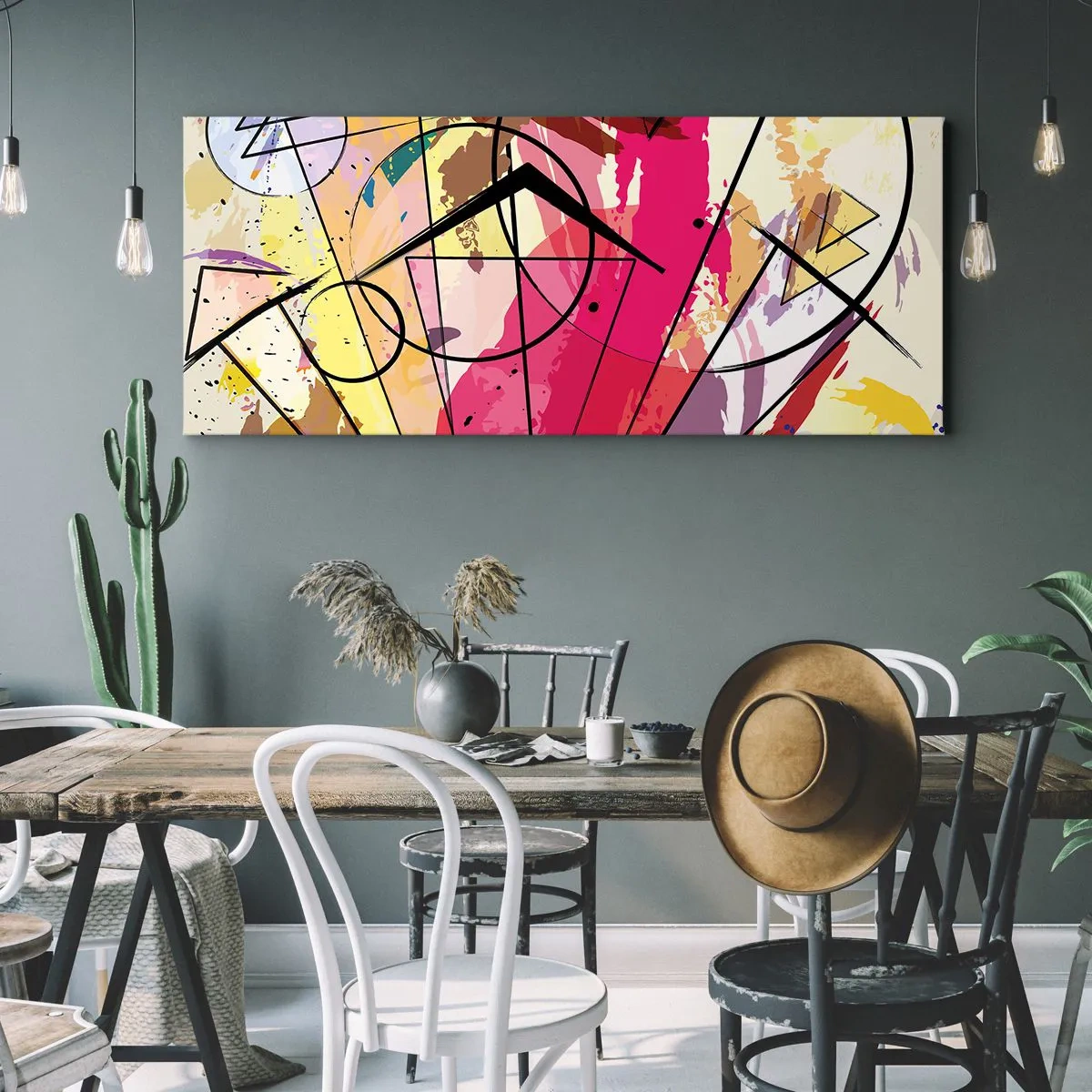 Impression sur toile - Image sur toile - Explosion - 90x30 cm